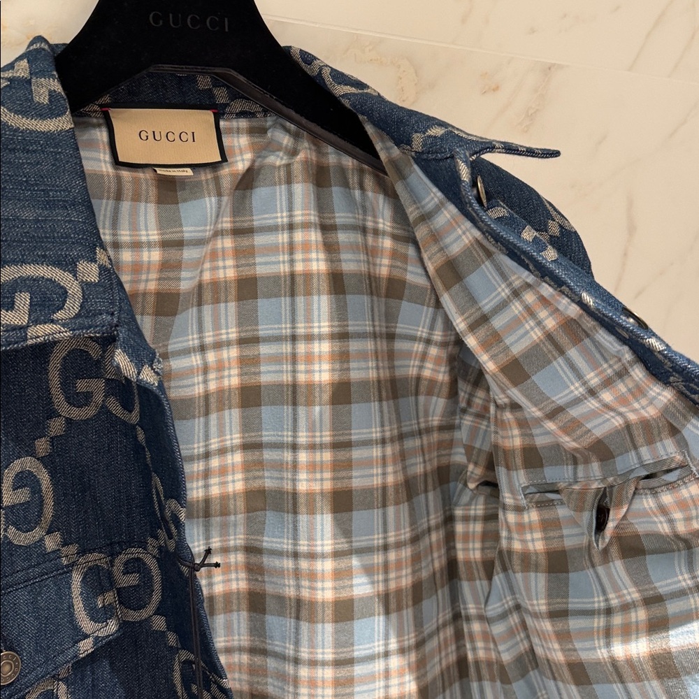 Gucci GG Jumbo Denim Women's Jacket - Picture 8 of 9